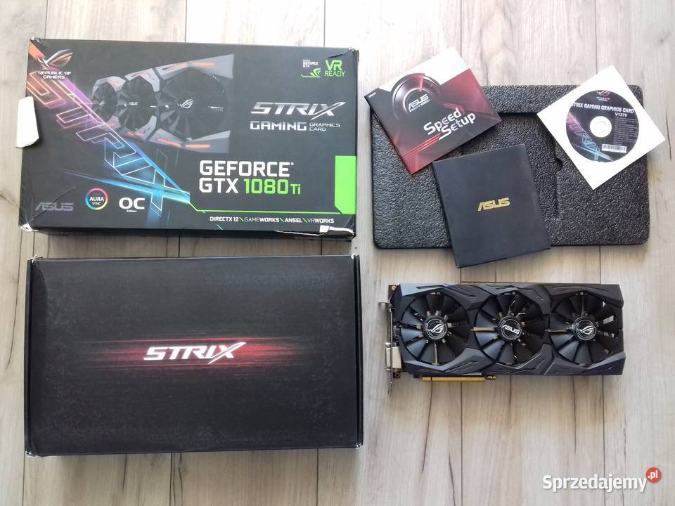 ASUS ROG STRIX GTX 1080Ti GAMING 11GB GDDR5 Bydgoszcz sprzedam