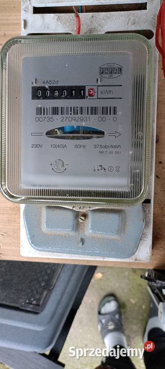 SPRZEDAM LICZNIK 1FAZOWY NA 230 VOLT PRAKTYCZIE Biała