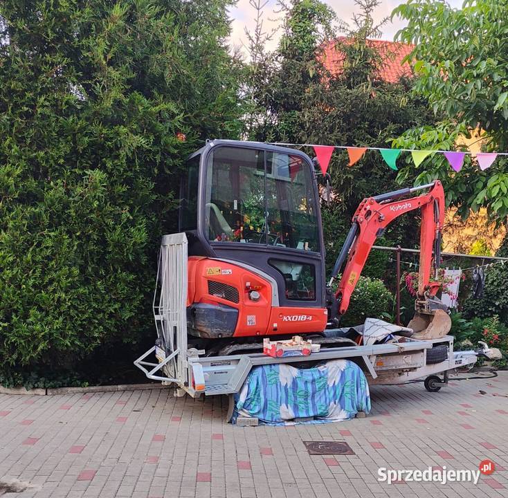 Sprzedam Minikoparkę Kubota KX0184 Rok produkcji 2011 Koparki Szczecin