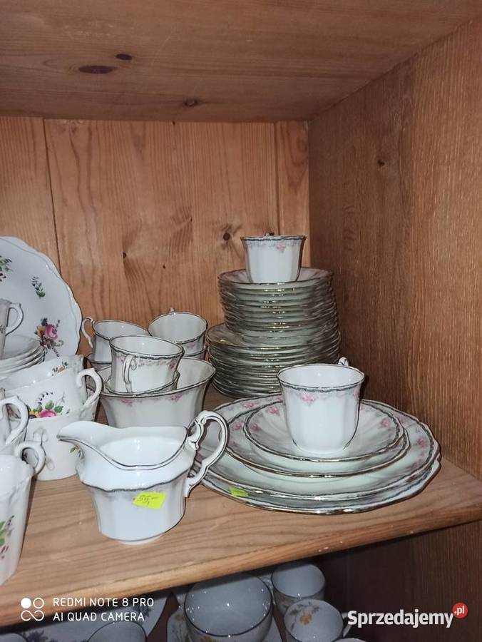 filiżanka z talerzykiem deserowym Stafford Porcelana i szkło pomorskie Gdańsk