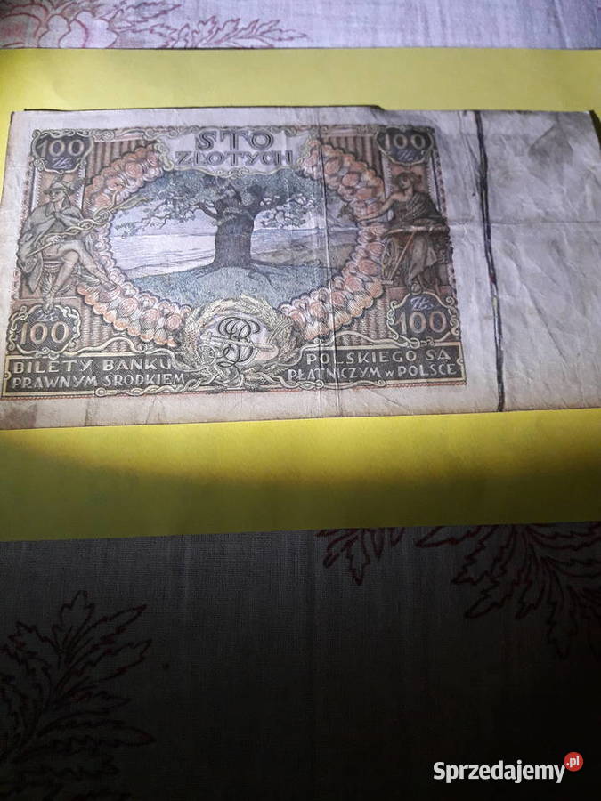 100 z 1934 Przedwojenny mazowieckie Warszawa