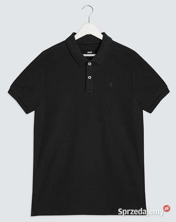 Koszulka Polo męska Capsule rozmiar XL czarna śląskie