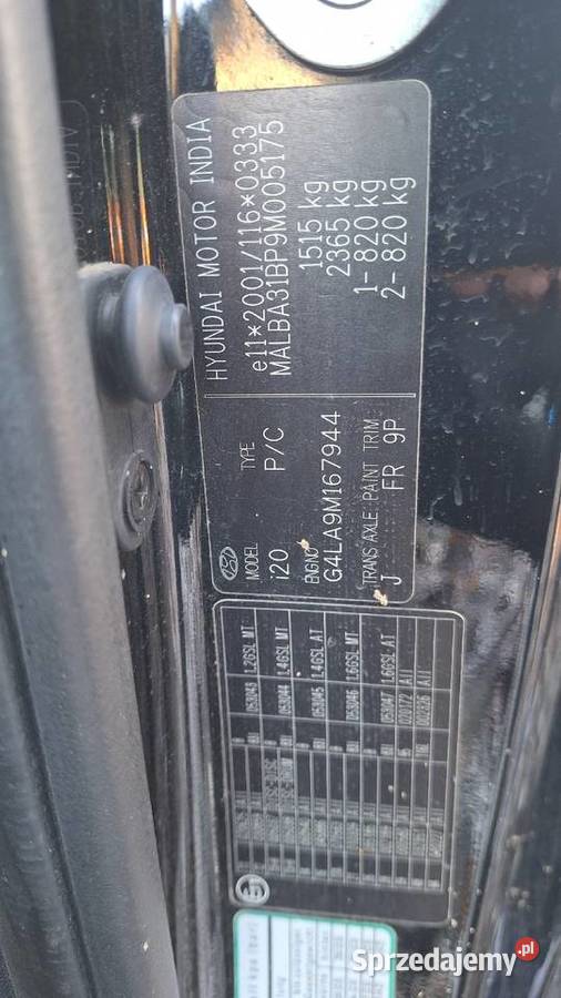 Hyundai i20 łódzkie Raczyn