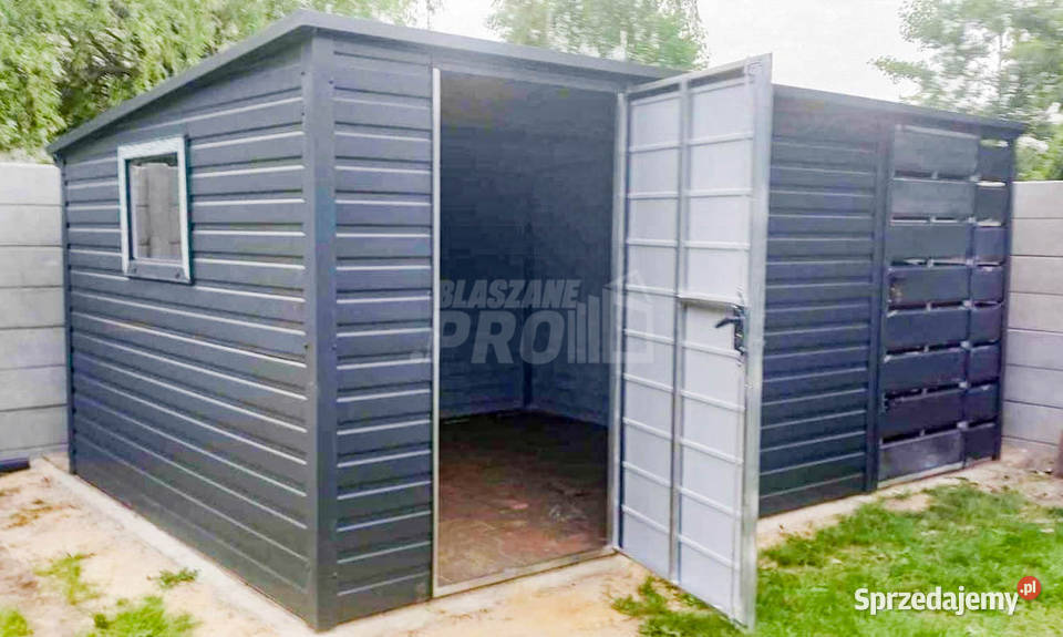 Schowek Domek Ogrodowy 4x25 Wiata 15m 2x Drzwi blacha Zakopane