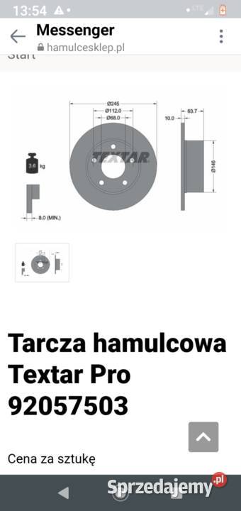 Tarcze hamulcowe i osłony audi A6 C5 passat B5 Tarcze hamulcowe Gniezno