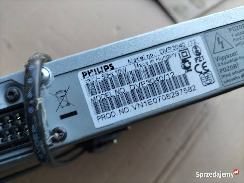 Odtwarzacz DVD DVP 304012 PHILIPS Pozostałe Kamień-Kolonia