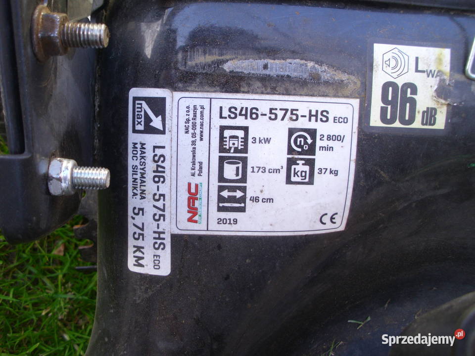 kosiarka spalinowa NAC 57 napęd bez kosza Gorlice