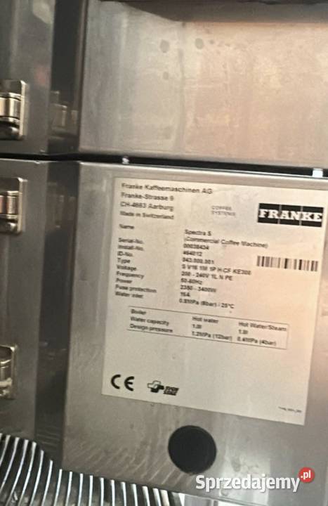 Ekspres do kawy Franke Spectra S gastronomiczny małopolskie