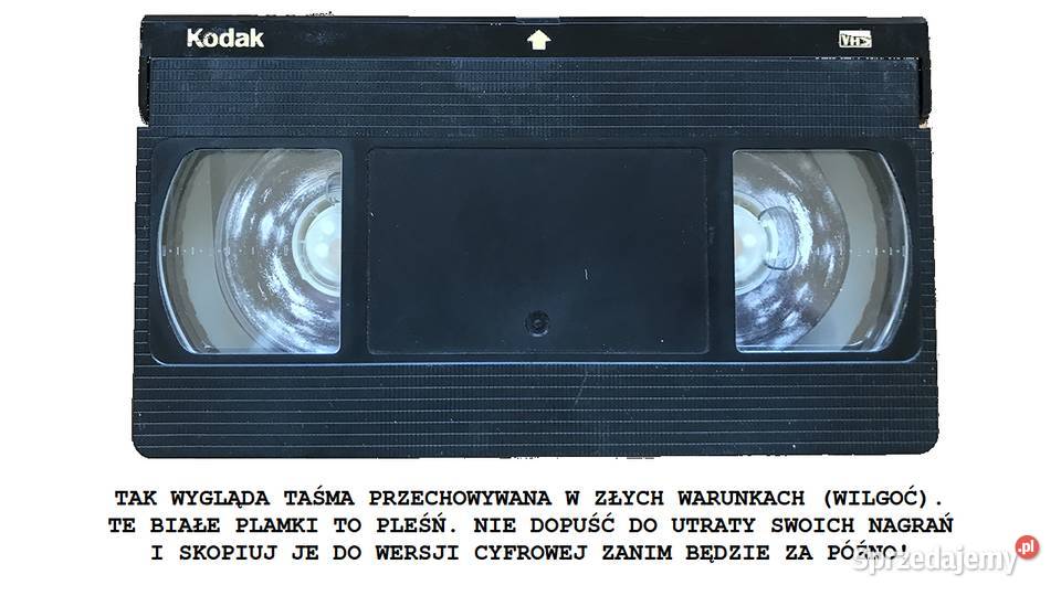 Przegrywanie kaset VHS Hi8 MiniDV magnetofon lubuskie Zielona Góra