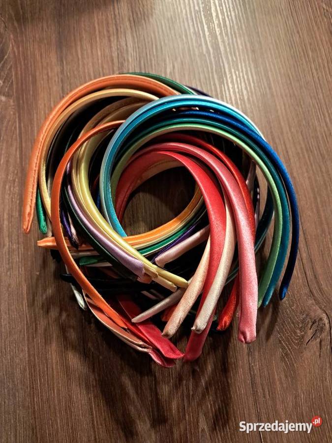 31 nowych satynowych opasek na głowę świętokrzyskie Sandomierz