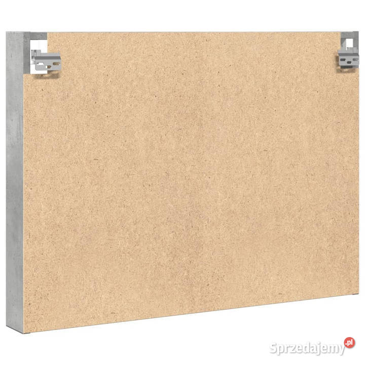 Witryna szarość betonu 80x85x58 materiał Warszawa
