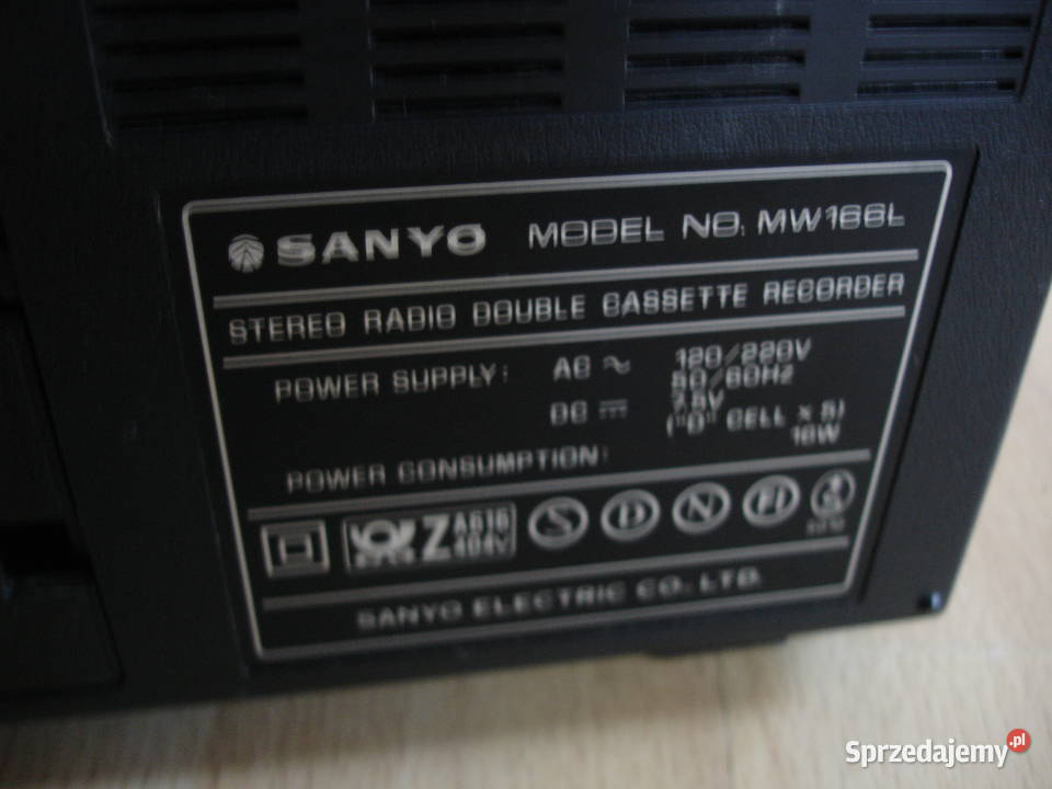 Radiomagnetofon SANYO MW166L Zielona Góra