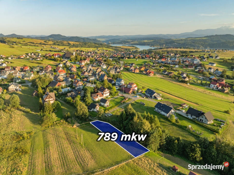 Działka budowlana kluszkowce zdrojowa 787 m mpzp sprzedam