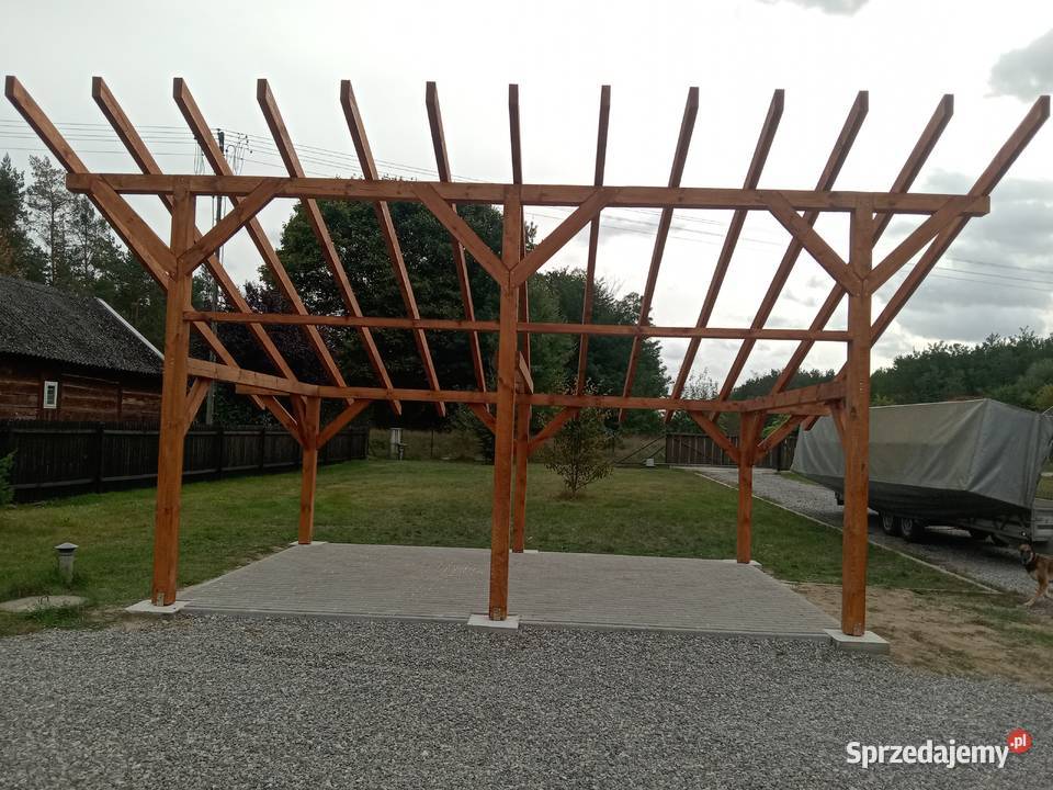 Wiata pod fotowoltaikę o wymiarze 75 x 6 mazowieckie