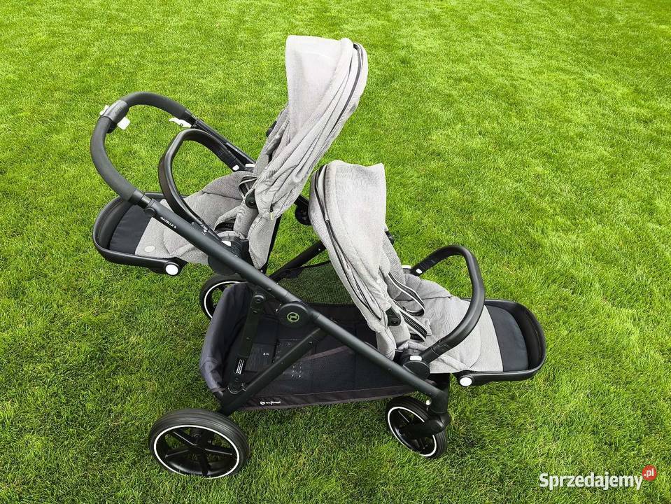 Wózek bliźniaków CYBEX Gazelle S w kolorze Soho szary/srebrny Leżajsk