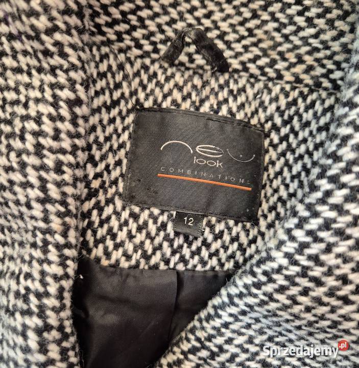 Asymetryczny płaszcz damski rozmiar 40 Moda i Styl małopolskie