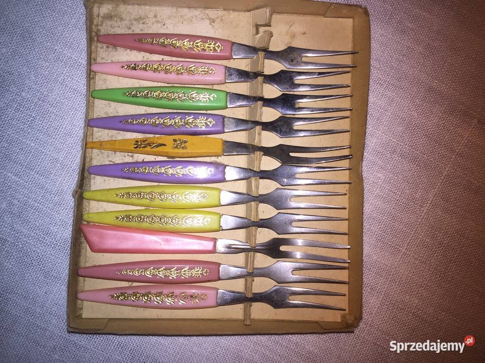 Widelczyki do zakąsek PRL Akcesoria kuchenne mazowieckie Warszawa