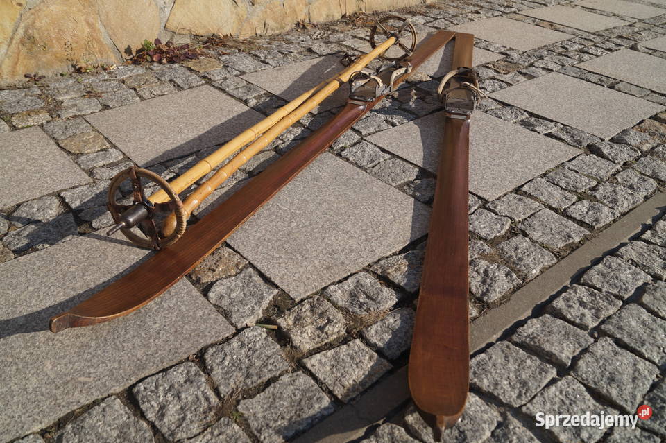 Stare narty jesionowe 200 C H Neumann Sohne podkarpackie Pruchnik sprzedam