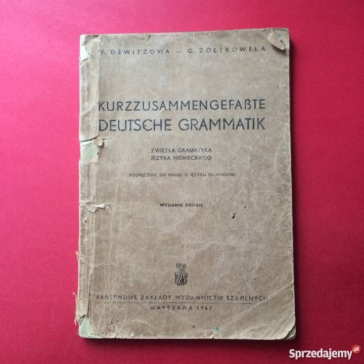 Kurzzusammengefasste deutsche grammatik zachodniopomorskie Szczecin