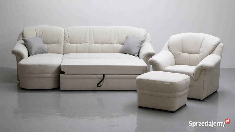 TŁG DESIGN NAROŻNIK funkcja spania fotel PUFA Poznań