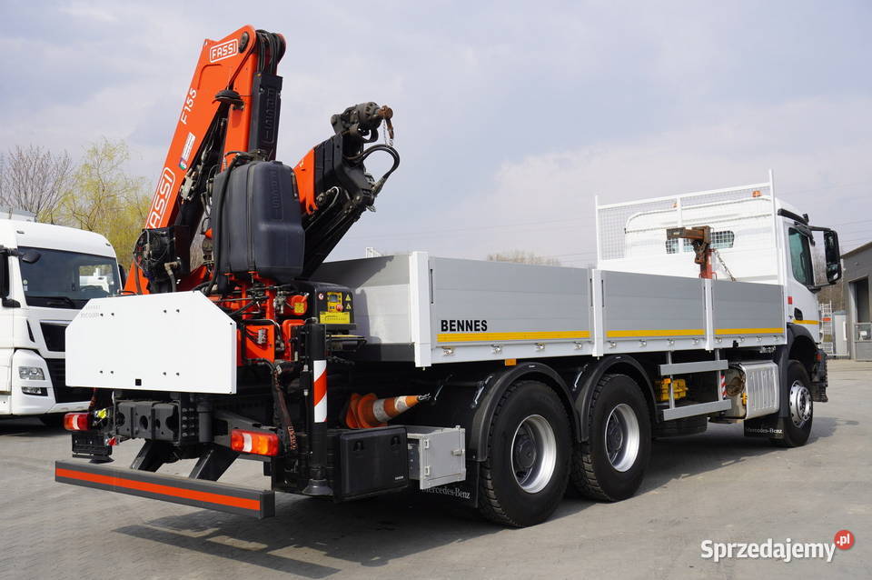 MercedesBenz Arocs 2633 burtowy HDS FASSI nie Dźwigi samochodowe Kraków
