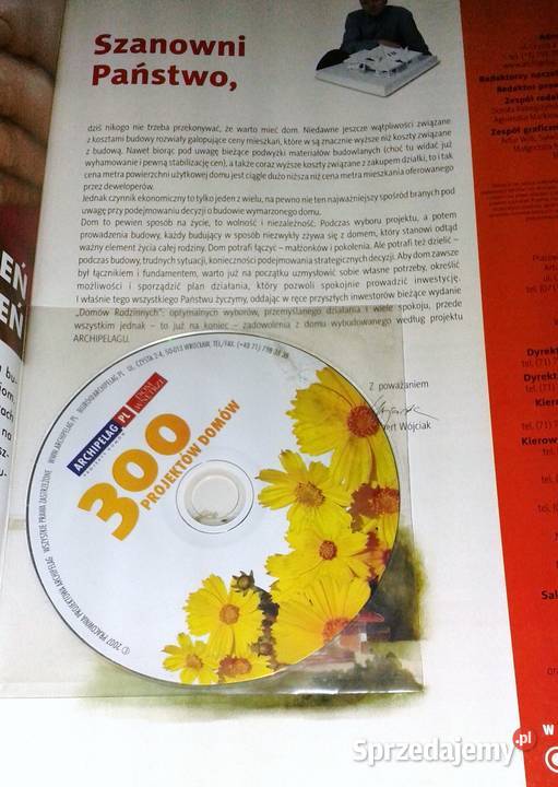 Domy rodzinne 300 projektów domów płyta CD 02 Rok wydania 2007 Chełm