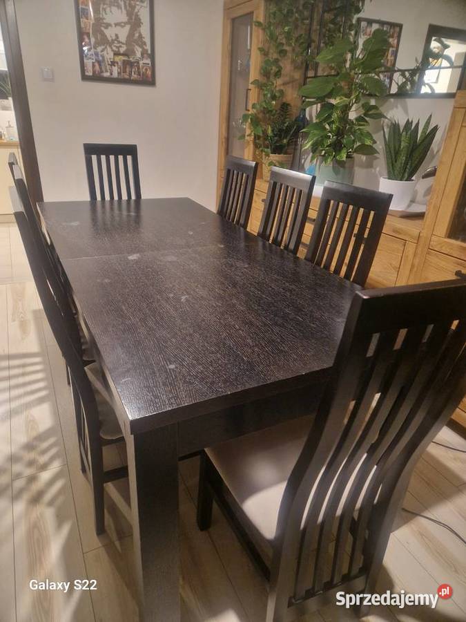 STÓL Z KRZESŁAMI 78cm mazowieckie Grójec