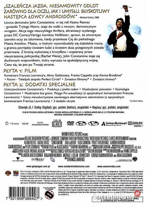 CONSTANTINE KEANU REEVES PREMIUM COLLECTION 2