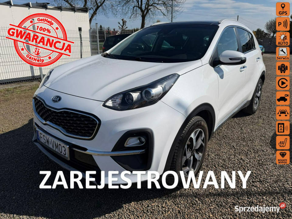 Kia Sportage navi klimatronic kamera gwarancja aluminiowe felgi Zbąszyń