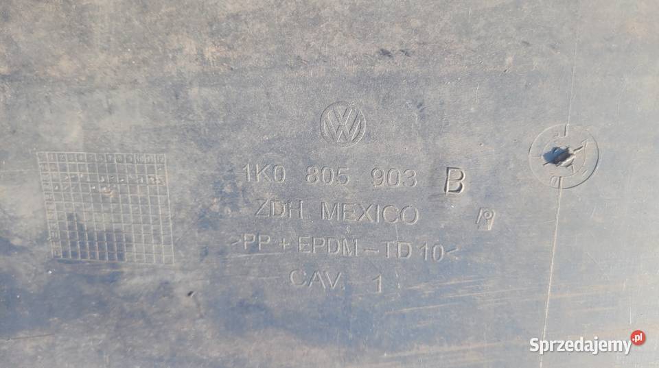 VW JETTA GOLF V KOMBI DOKŁADKA SPOILER ZDERZAKA śląskie