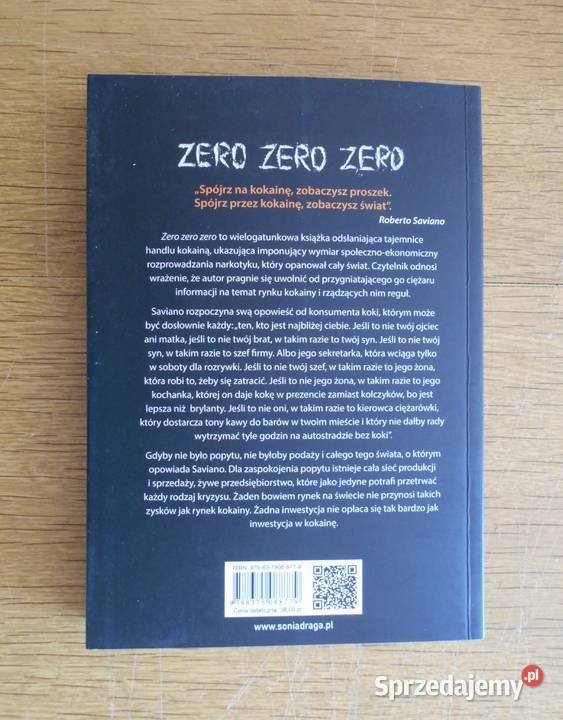 Roberto Saviano Zero Zero zero społeczno-obyczajowe