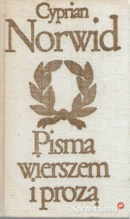 Pisma wierszem i prozą C Norwid lubelskie Puławy