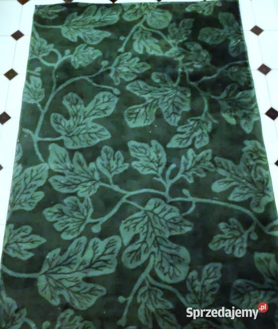 Dywan Ikea Hildigard zielony w liście 133x193 Gdańsk