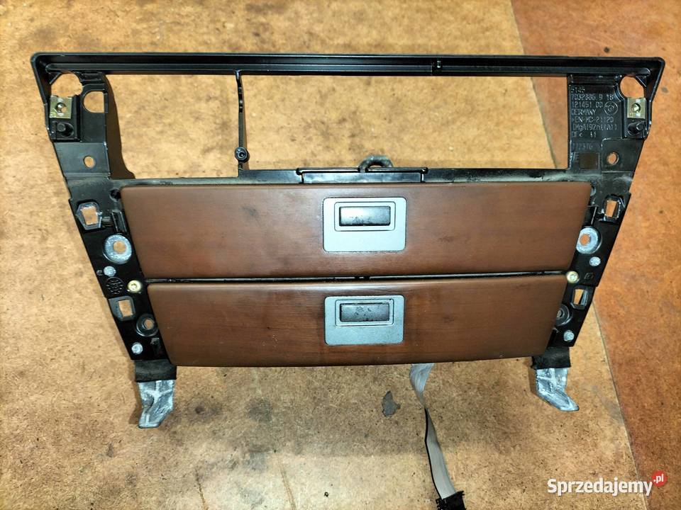 Schowek konsoli centralnej z telefonem BMW E65 Poręba