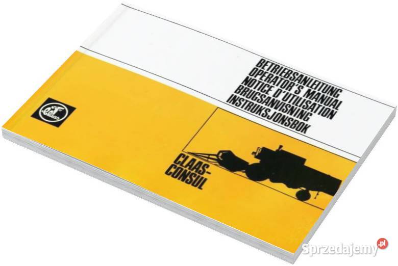 Claas Columbus Instrukcja katalog napraw części Szamotuły