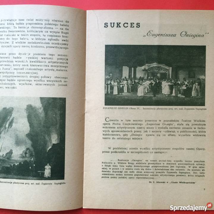 758 Prospekt Teatr Wielki w Poznaniu 19471948 Antykwariat Szczecin