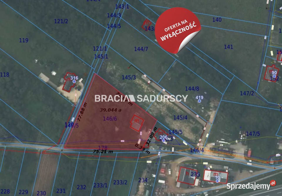 Grunt Morawica 3858m2