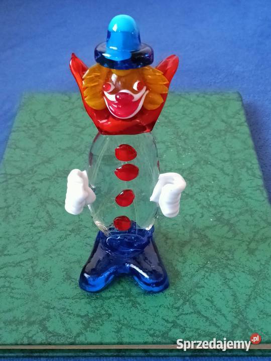 Klaun Murano Porcelana i szkło śląskie Gliwice