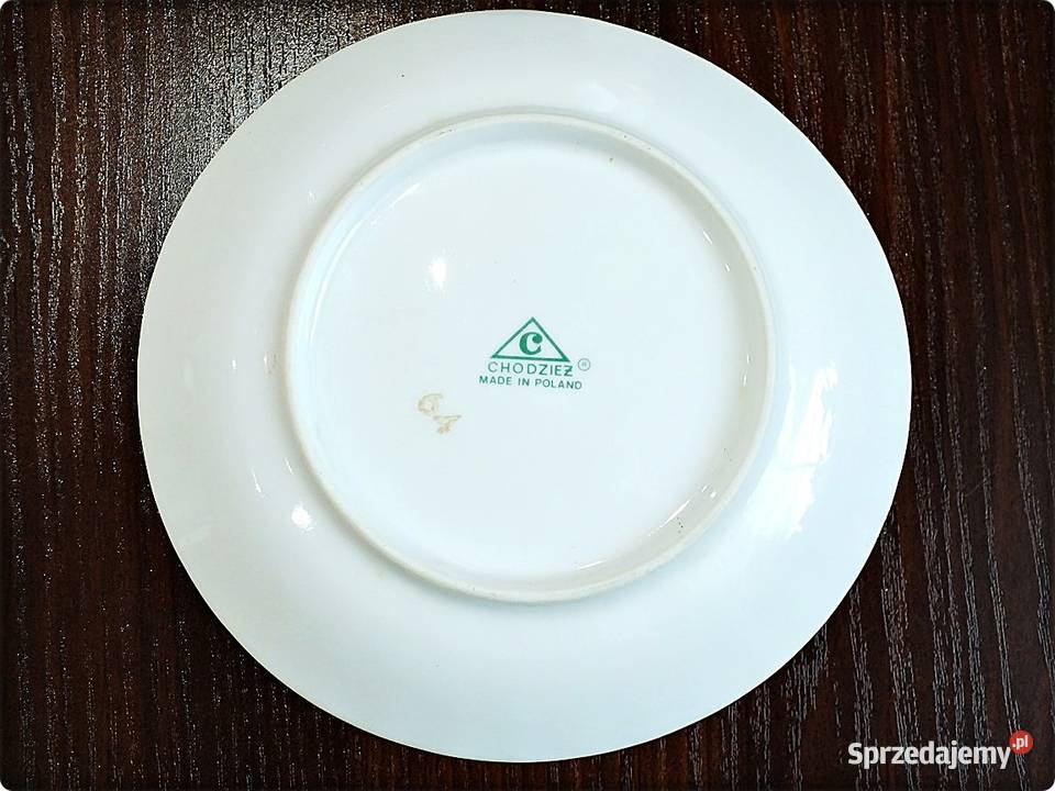 Talerz Talerzyk deserowy 165 Fabryka Porcelany biały Żary