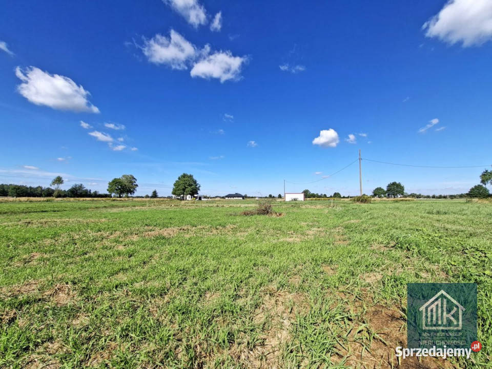 sprzedaży działki Niepołomice 1094m2 utwardzona