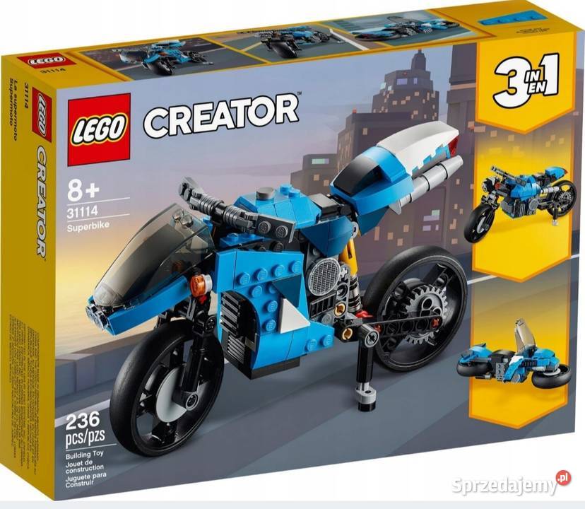 LEGO Creator 3 w 1 Supermotocykl Mikołów
