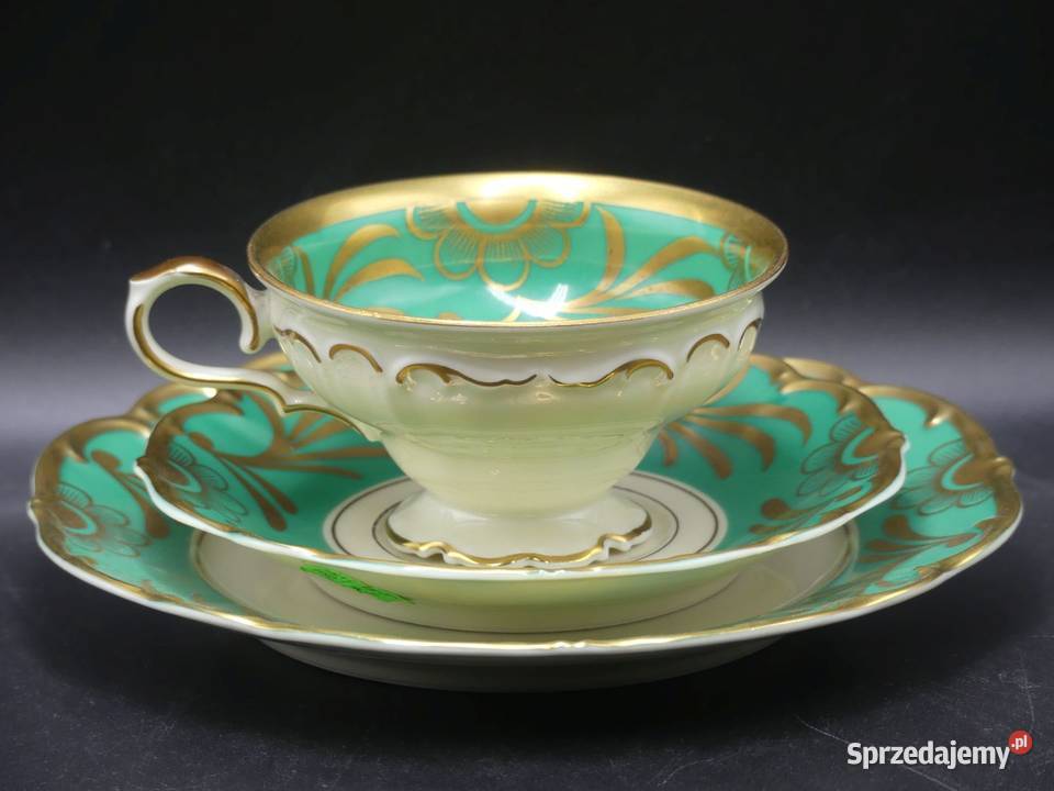 Zjawiskowe trio Edelstein stan niemal witrynowy Porcelana i szkło wielkopolskie Poznań