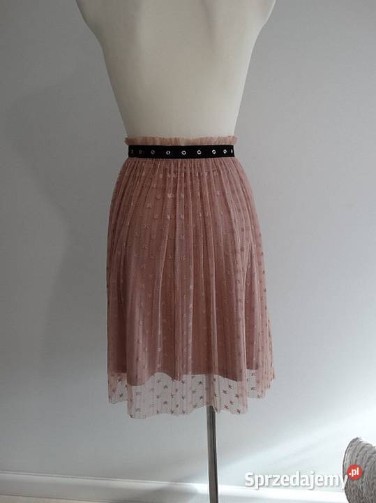 Spódnica Tiulowa Imprezowa Pudrowa do Kolan M podlaskie Łomża