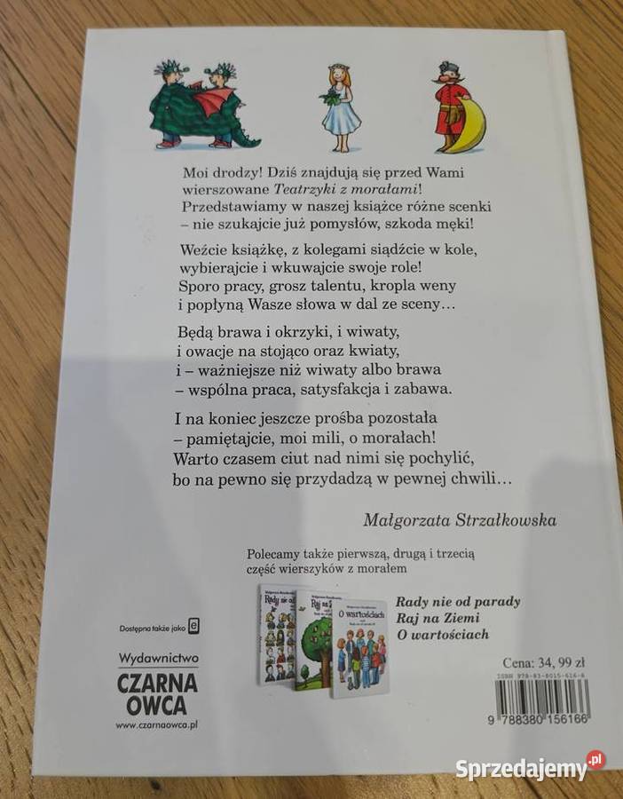 Książki dzieci z morałem x 4 Książki dla dzieci Toruń sprzedam