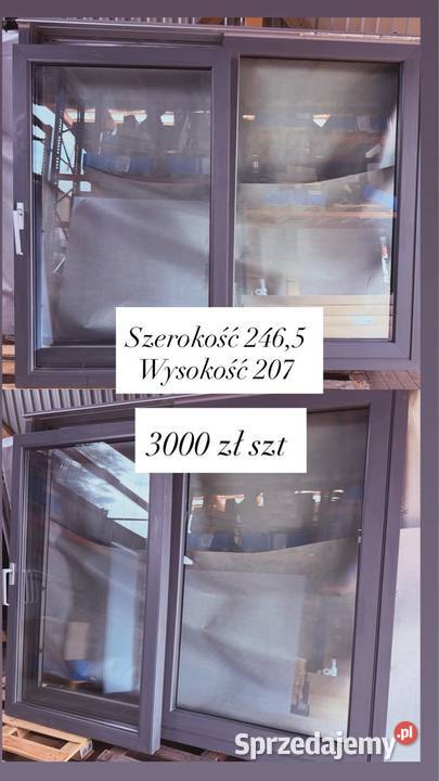 OKNA POWYSTAWOWE 2SZYBOWE NA SPRZEDAŻ Dąbrowa
