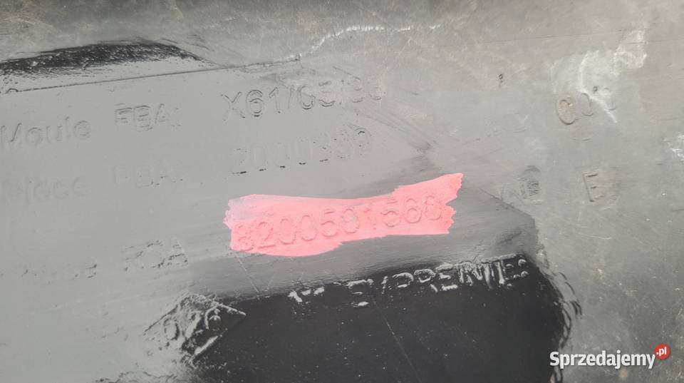 Renault Kangoo II OSŁONA PŁYTA POD ZDERZAK PRZÓD śląskie Ruda Śląska