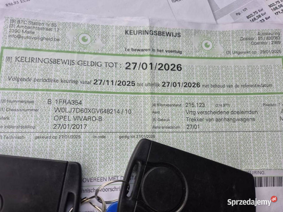 Opel Vivaro 16CDTI 125 8 osobowy II 20142019 bluetooth Gniewkowo
