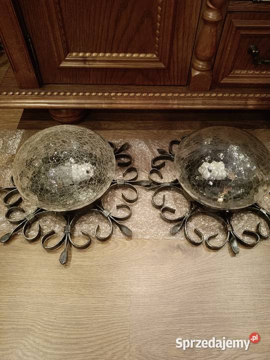 Kinkiety lampy kute metalowe styl loft