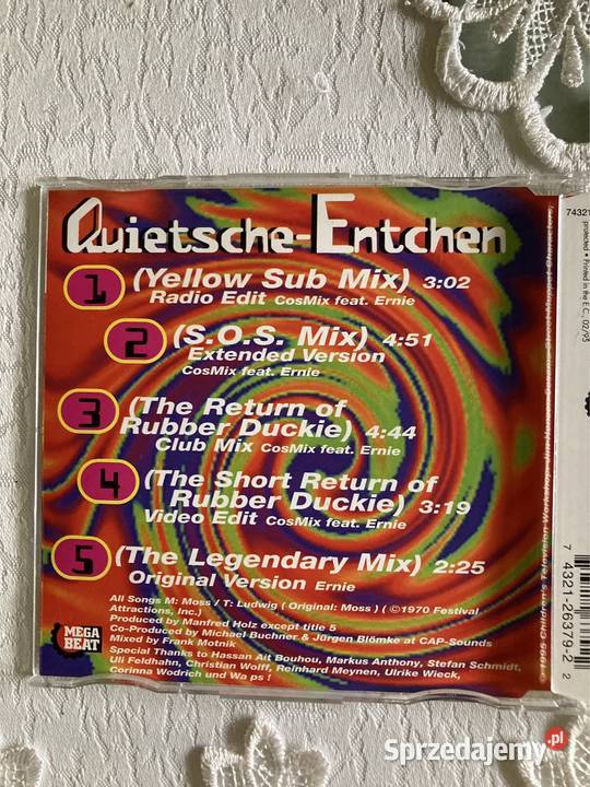 Płyta CD Single Cosmix Feat Ernie Quietsche