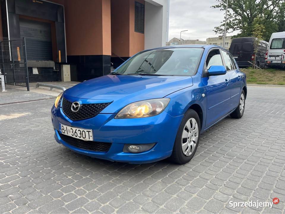 Mazda 3 16 benzyna przegląd na sprawna klima benzyna Białystok